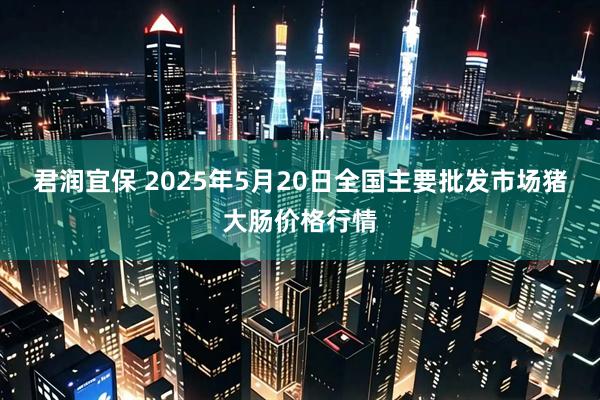 君润宜保 2025年5月20日全国主要批发市场猪大肠价格行情